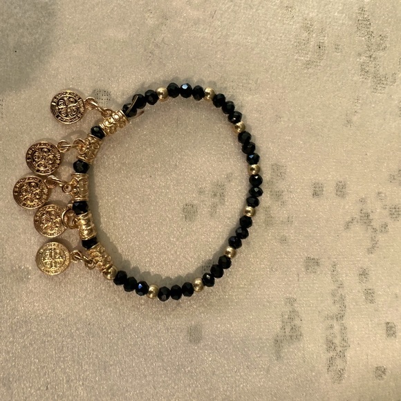 San Benito black and gold bracelet - Picture 3 of 3
